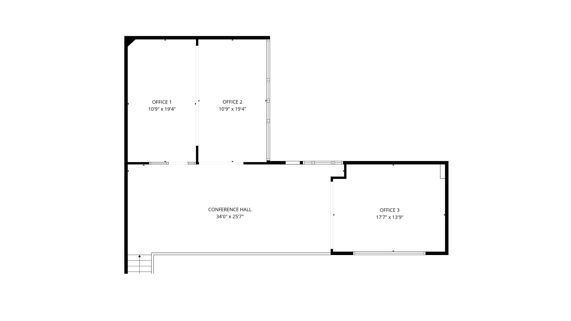 1505 E Francisco Floor Plan Warehouse